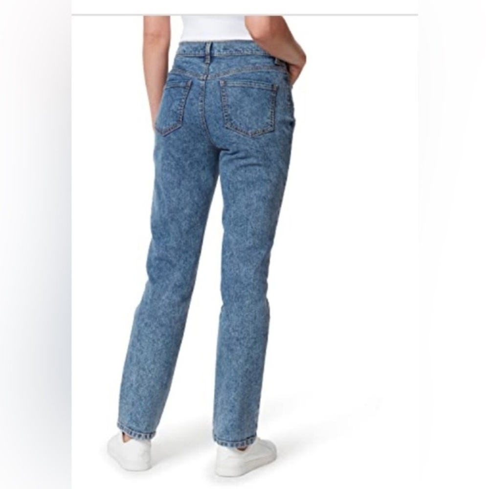 Gloria Vanderbilt Amanda High Rise Tapered slimming‎ Weeping Wall jeans 18 Short